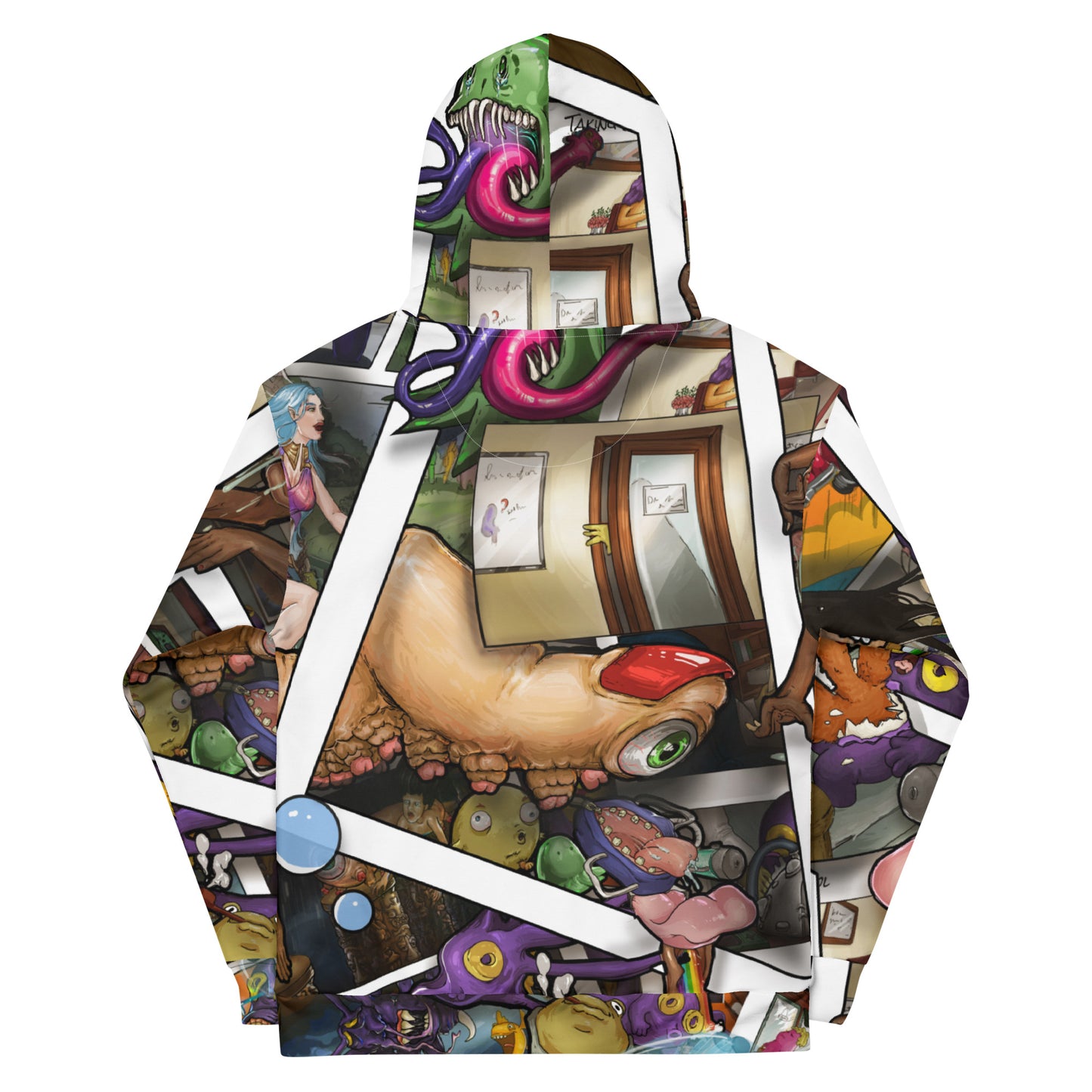 Unisex All-Over Collage Hoodie