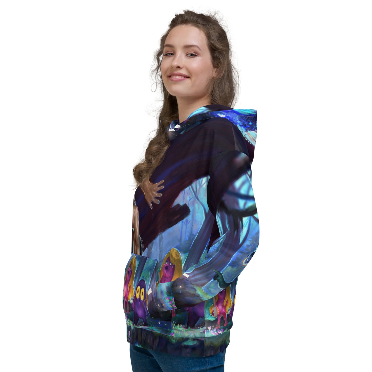 Unisex All-Over Portal Hoodie