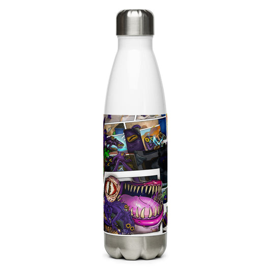 Collage art Stainless Steel Water Bottle